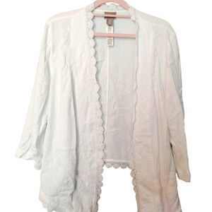 Chicos Open Blouse White